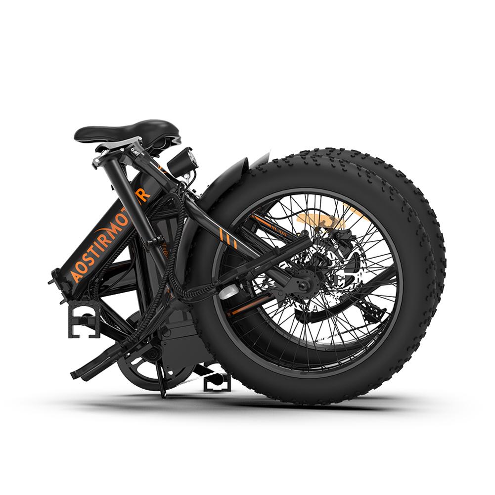 Simday AOSTIRMOTOR Folding Electric Bicycle 500W Motor 20" Fat Tire With 36V/13Ah L