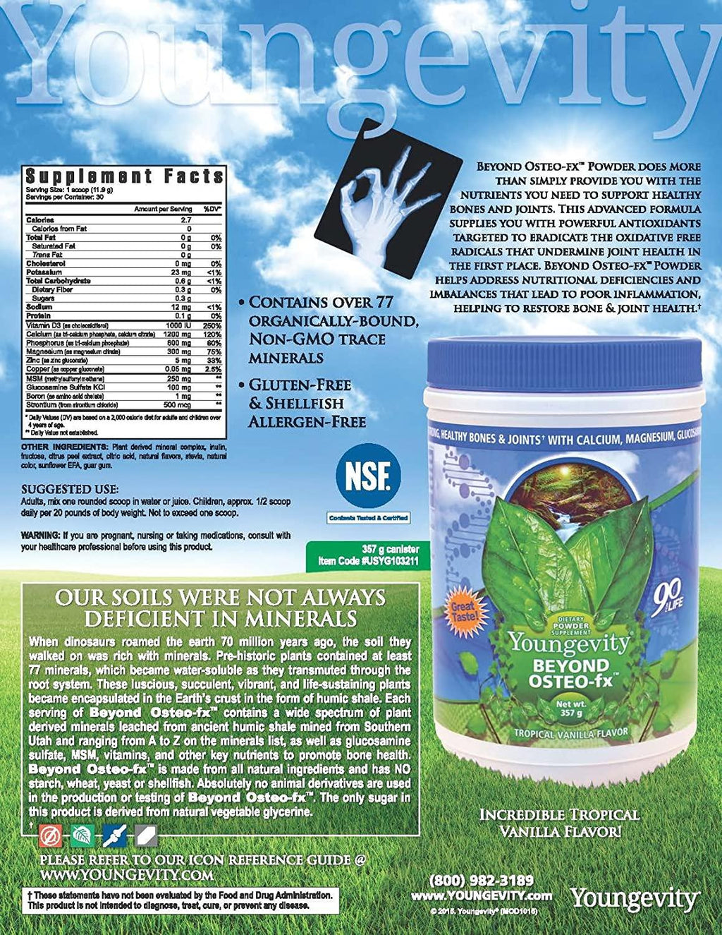 Healthy Body Bone and Joint Pack 2.0 by Youngevity (Ships Worldwide)