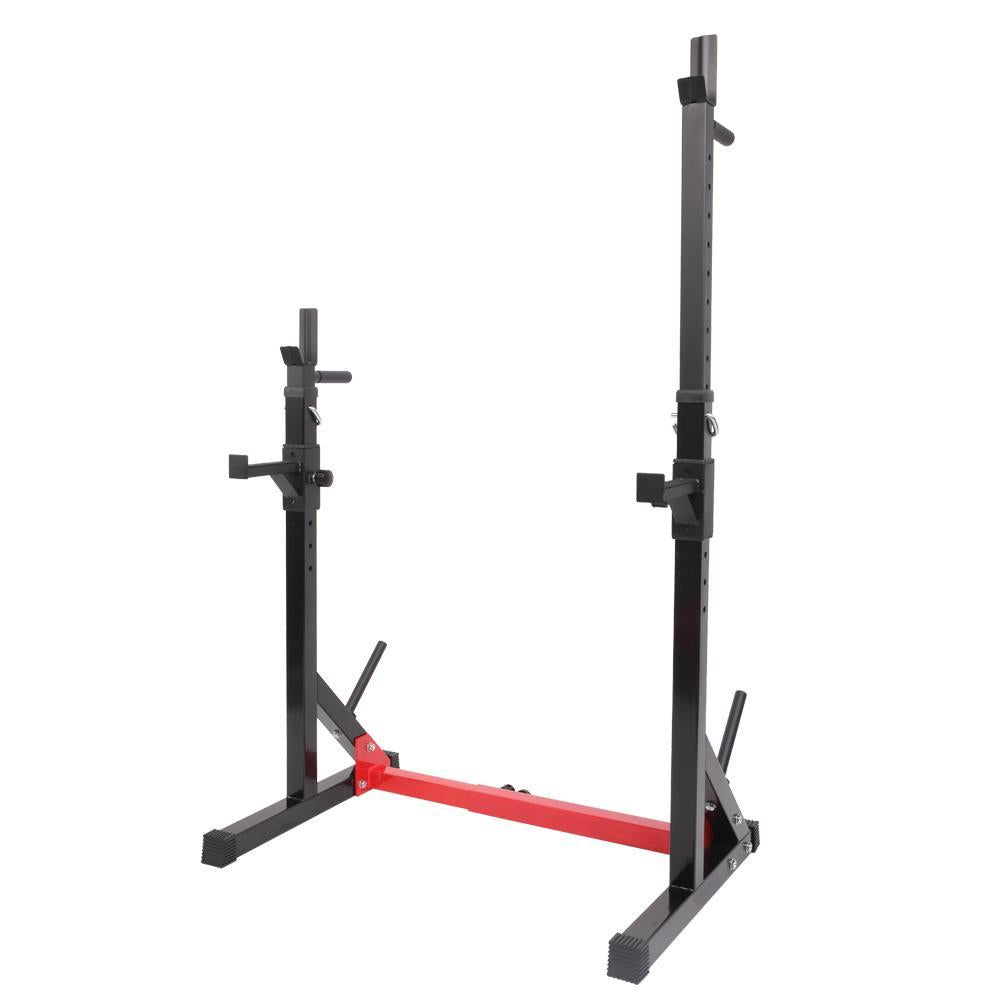 UBesGoo Adjustable Squat Rack Stand, Multi-Function Weight Lifting Home Gym
