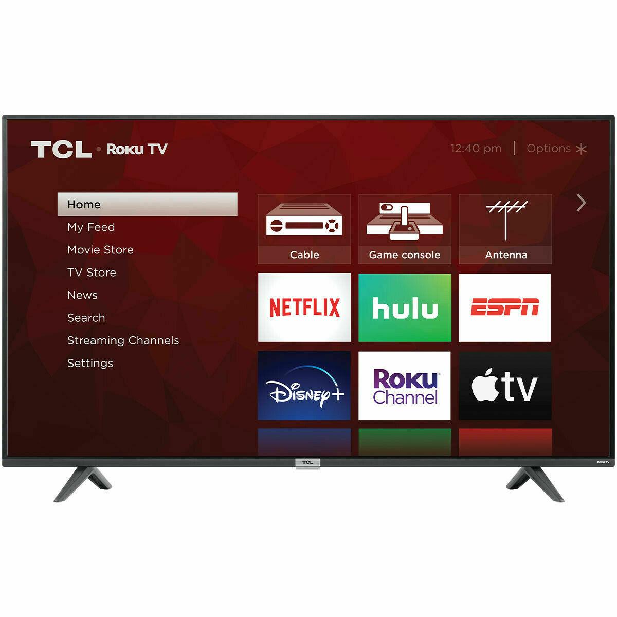 tcl 4-series 50" hdr 4k uhd smart led roku tv | 4 hdmi | 50s435
