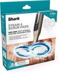 Shark, Grey XKITP7000D Soft Scrub 2 Steam &amp; Scrub Dirt Grip Dusting Washable Pads