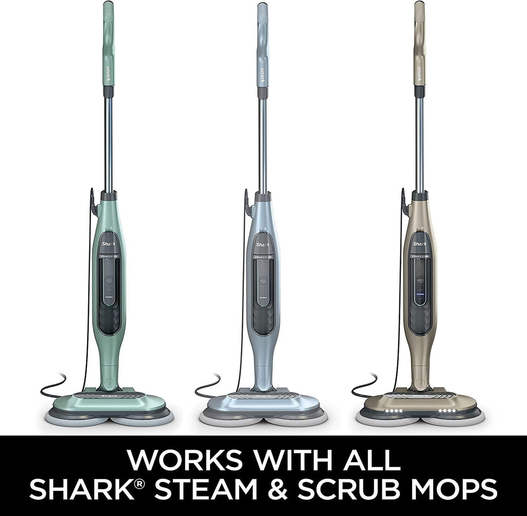 Shark, Grey XKITP7000D Soft Scrub 2 Steam &amp; Scrub Dirt Grip Dusting Washable Pads