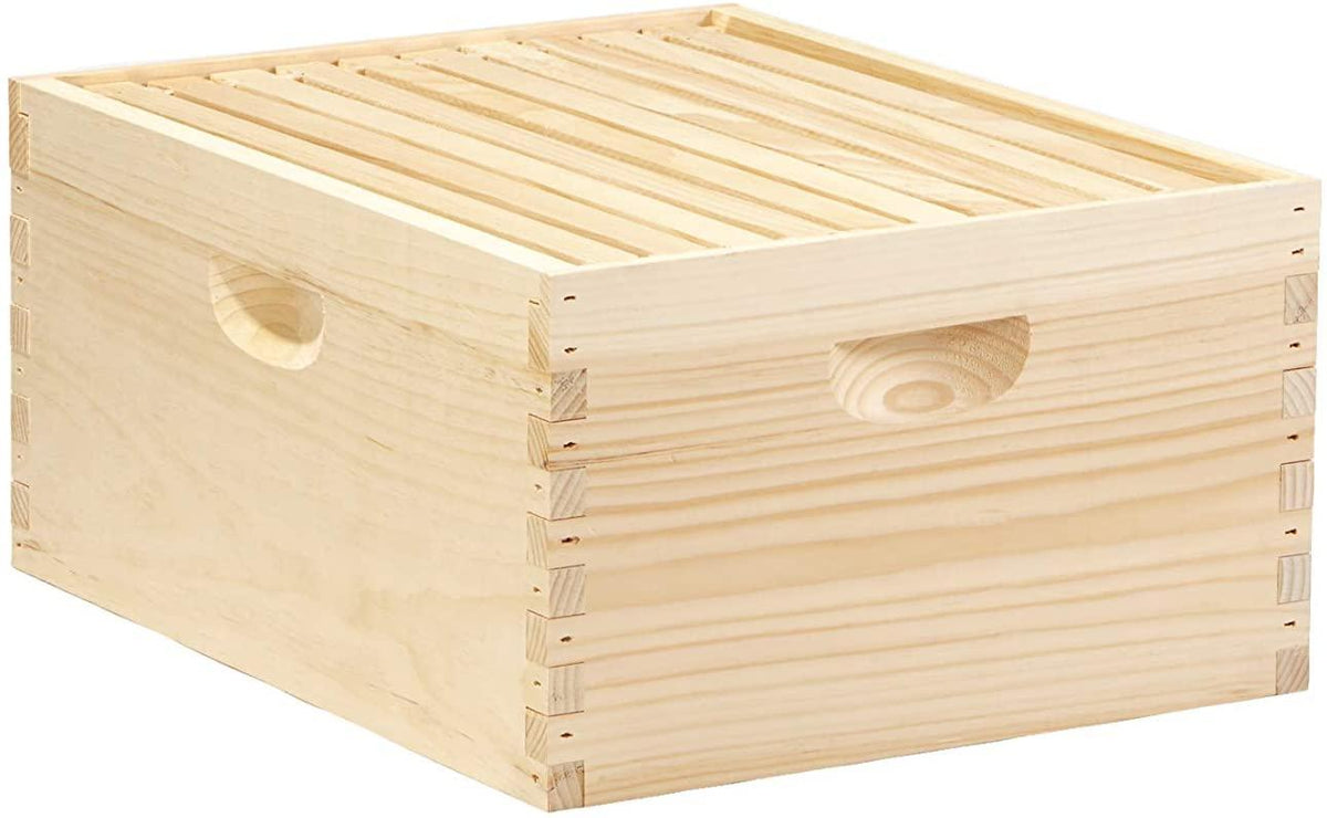 little giant 10-frame deep hive body beehive body with frames for beekeeping (item no. deepbox10)