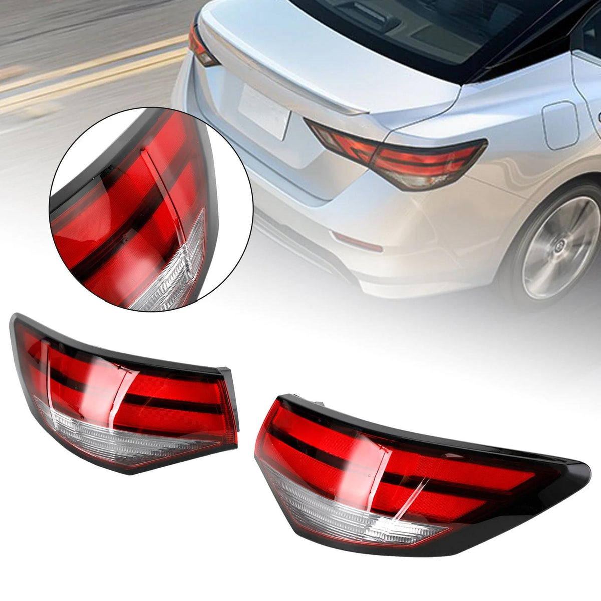 2020-2023 Nissan Sentra Tail Light Lamp 265556LB0A 265506LB0A NI2804121 Generic