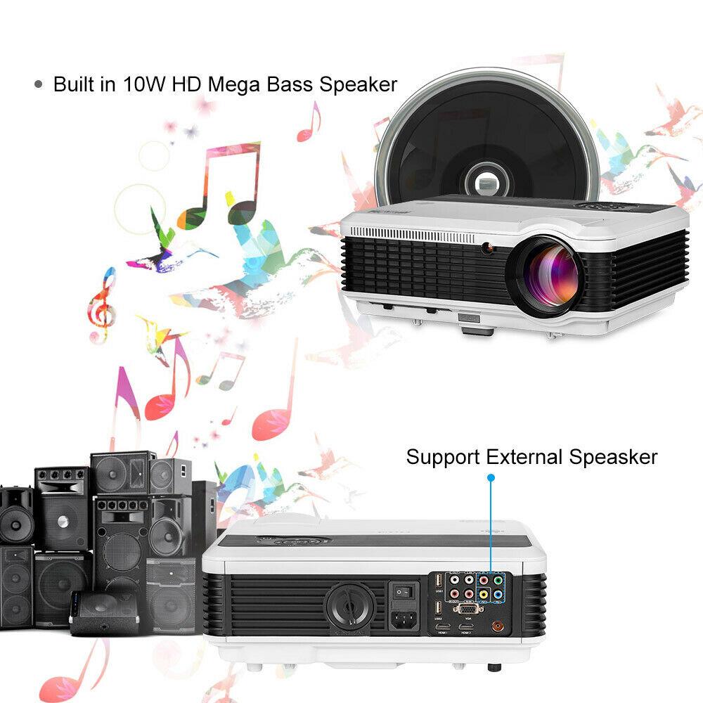 eug 7500:1 android bt wifi projector home theater proyector wireless tv netflix