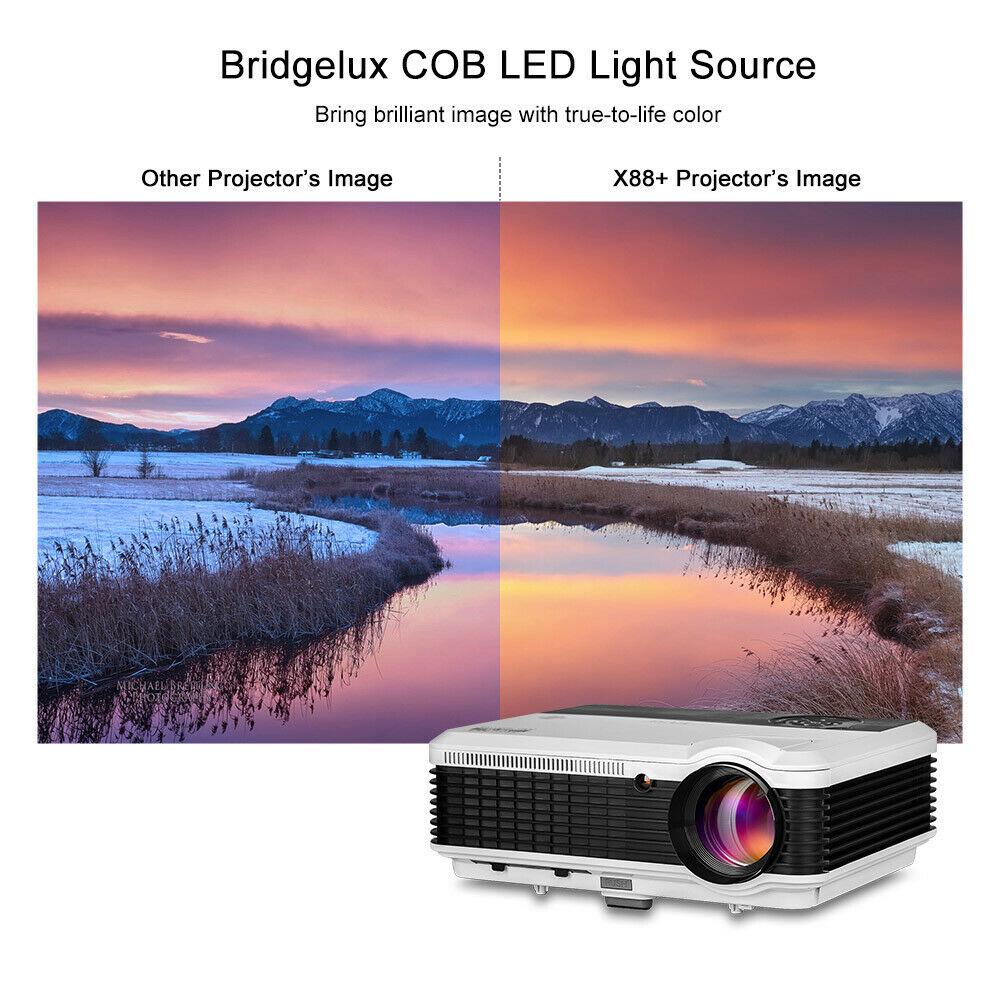 eug 7500:1 android bt wifi projector home theater proyector wireless tv netflix