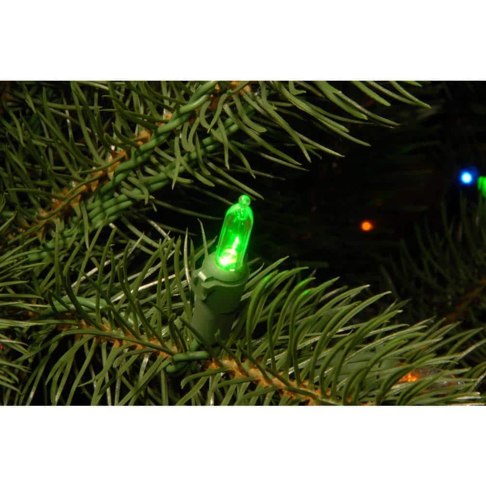 7.5 ft. Downswept Douglas Fir Artificial Christmas Tree with Dual Color LED Lights