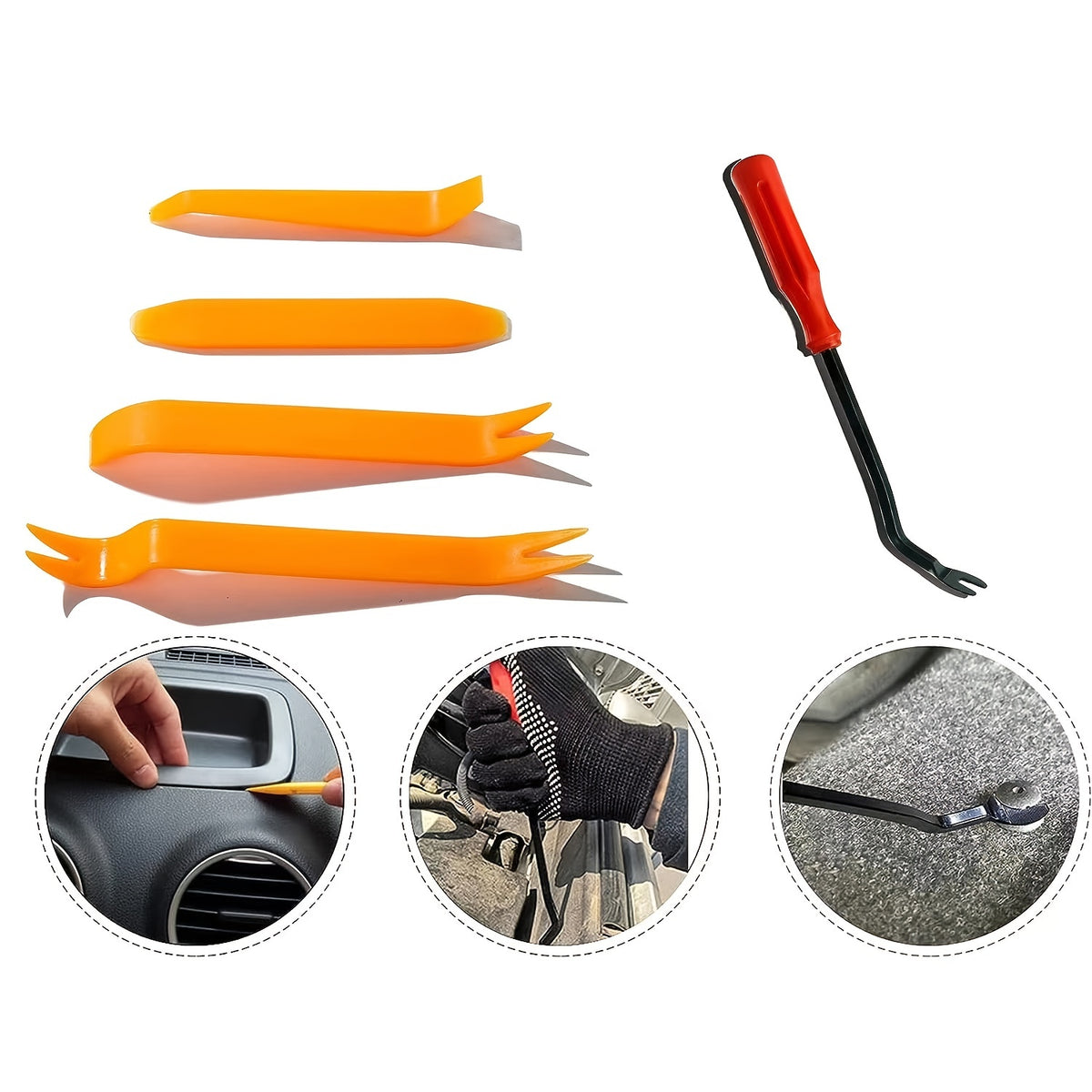 925pcs Car Bumper Retainer Clips Plastic Rivets Fasteners Tailgate Handle Rod Clip, 26 Most Popular Sizes Auto Push Pin Rivets Set