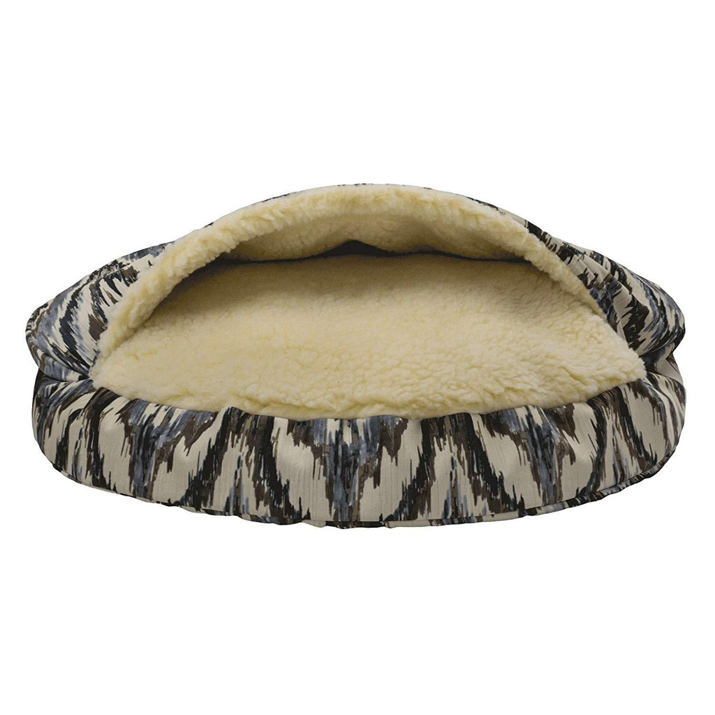 Snoozer Premium Micro Suede Cozy Cave Pet Bed in Palmer Indigo