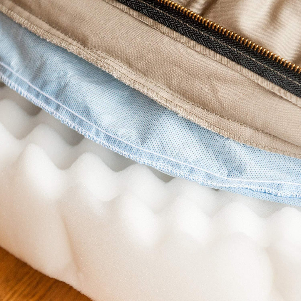 Snoozer Premium Micro Suede Cozy Cave Pet Bed in Palmer Indigo