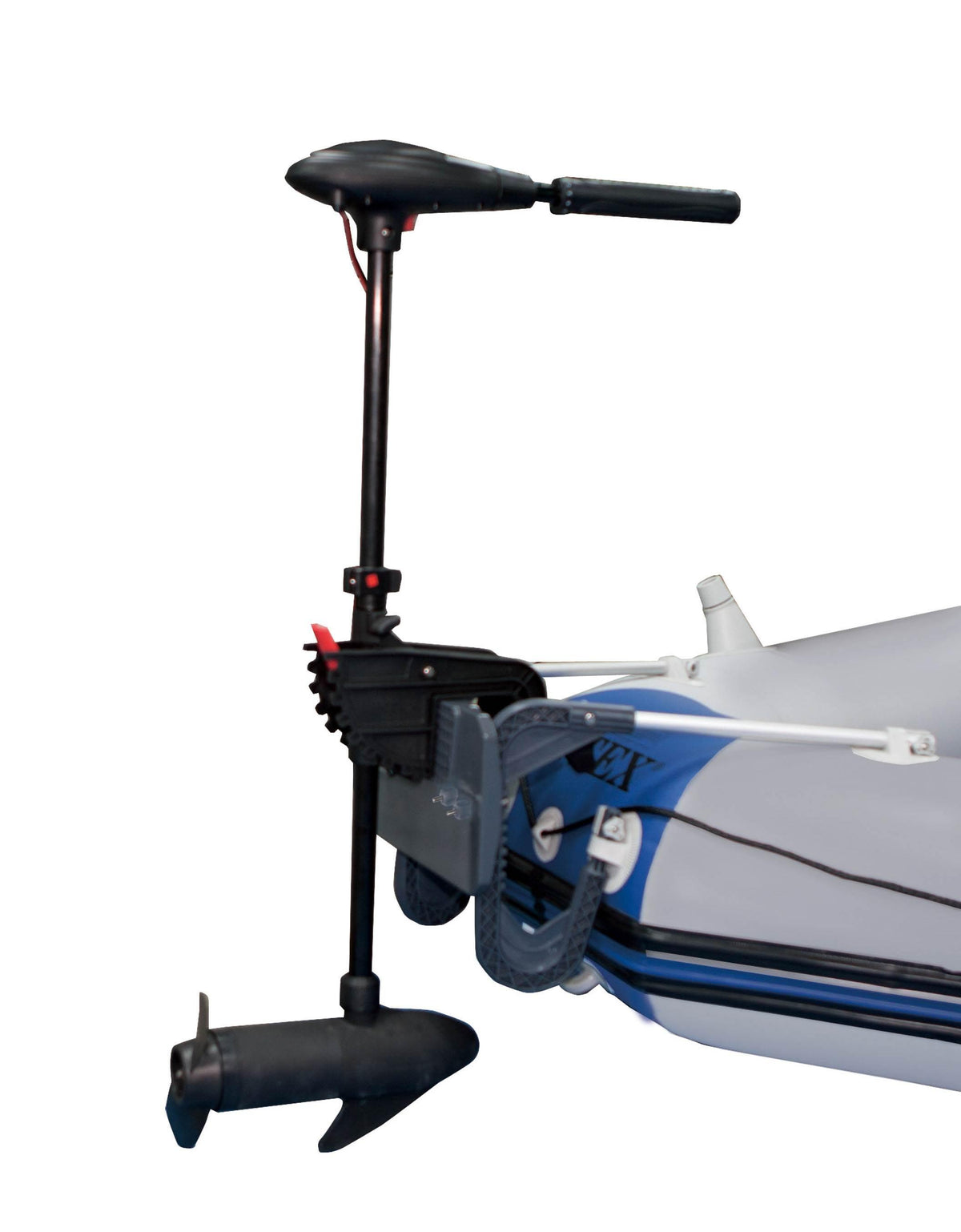 Seahawk 2 Inflatable Raft Set and 2 Transom Mount 8 Speed Trolling Motors
