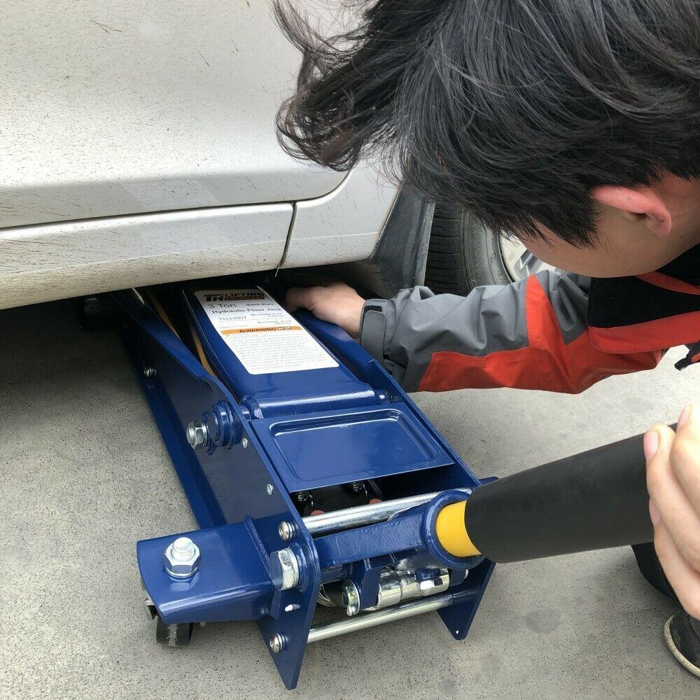 AAIN Floor Jack 3 Ton Long Reach Low Profile Professional Rapid Pump /Car Truck