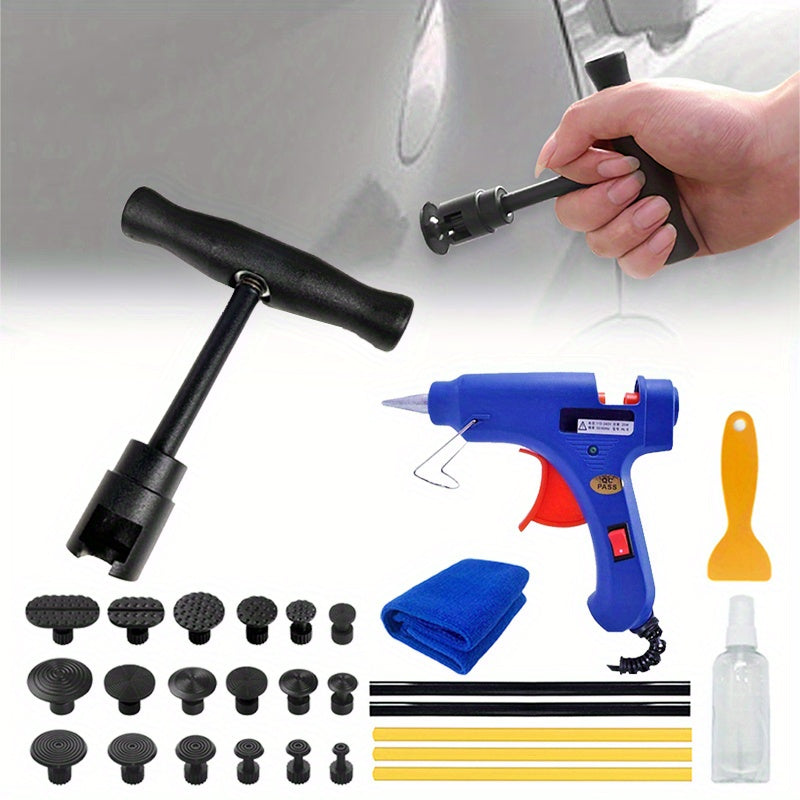Car Dent Repair Tool Puller Kit Professional Auto Body Part Sheet Metal Dent Removal Hand Tools Set Automobile Accessories Tools