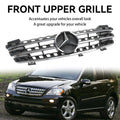 2005-2008 W164 Benz ML-Class Front Grill AMG Style Chrome/Black Grille Generic
