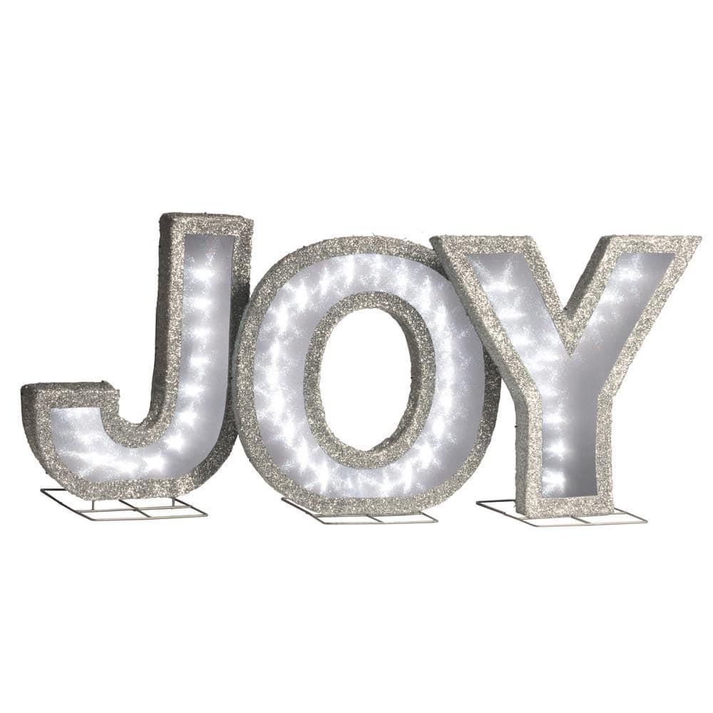 18.5 in. JOY Sign with LED Lights