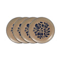 Folk ArtSet of 4 Luncheon Plates