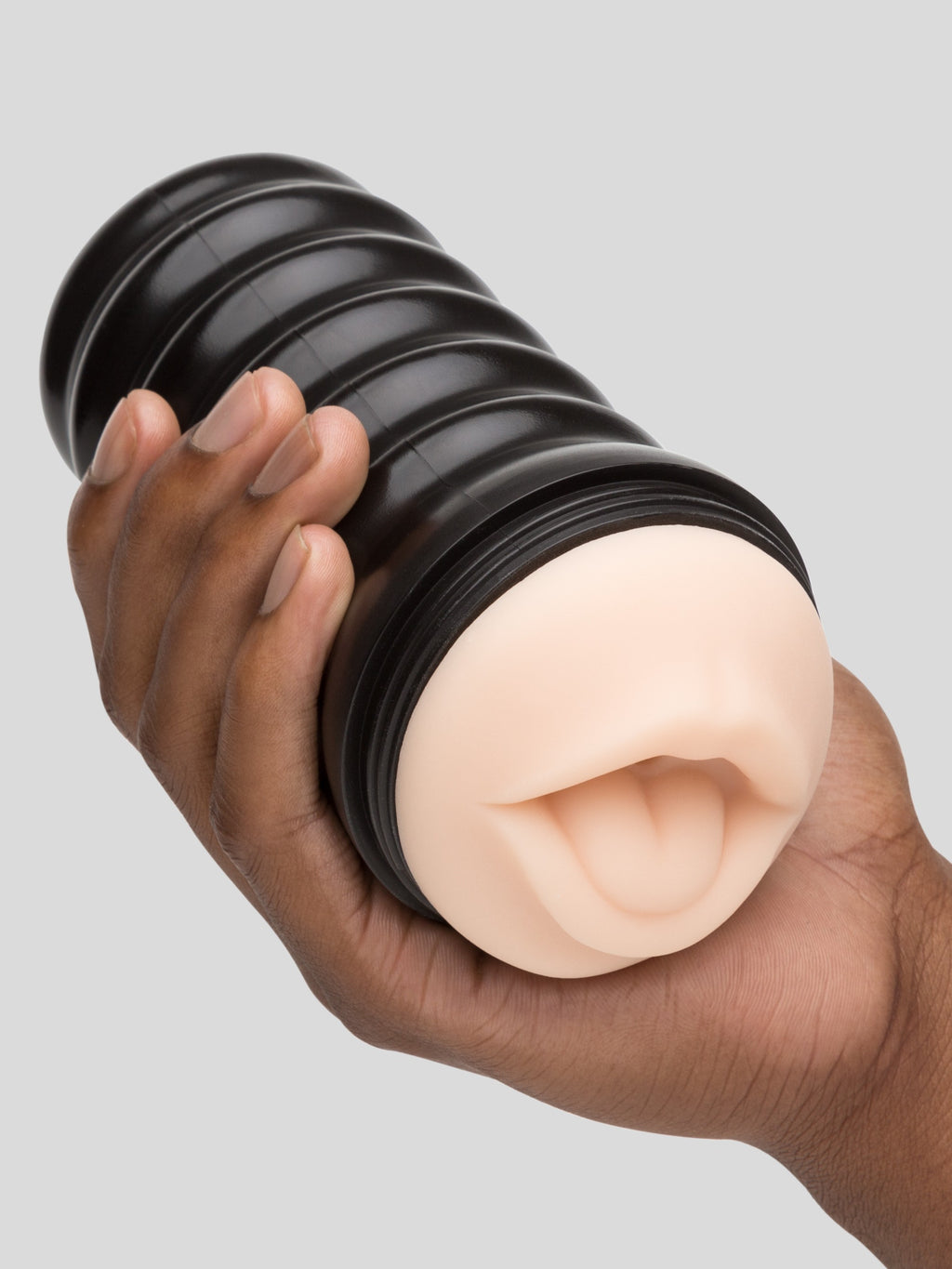 THRUST Pro Ultra Morgan Ribbed and Dotted Mouth Cup, Flesh Pink