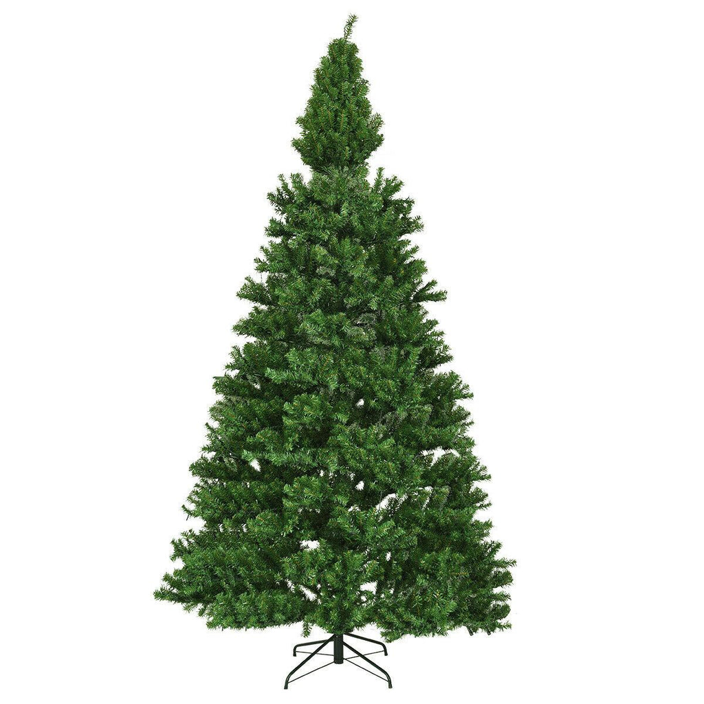 9' Pre-Lit Artificial Christmas Tree Premium Hinged w/ 1000 LED Lights &amp; Stand
