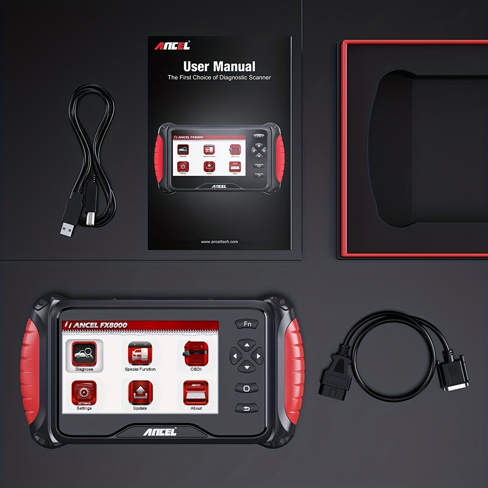 FX8000 Automotive OBD2 Scanner Code Reader Car All System Oil EPB ABS Diagnostic Tool