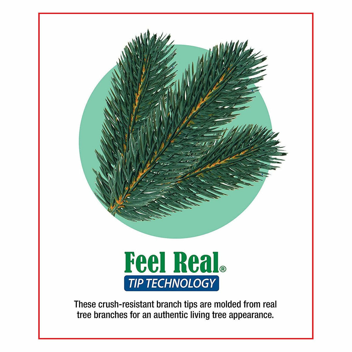 National Tree Company Feel Real Frasier 7.5 Ft Prelit Artificial Christmas Tree