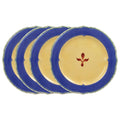 PistouletSet of 4 Dinner Plates with Blue Band