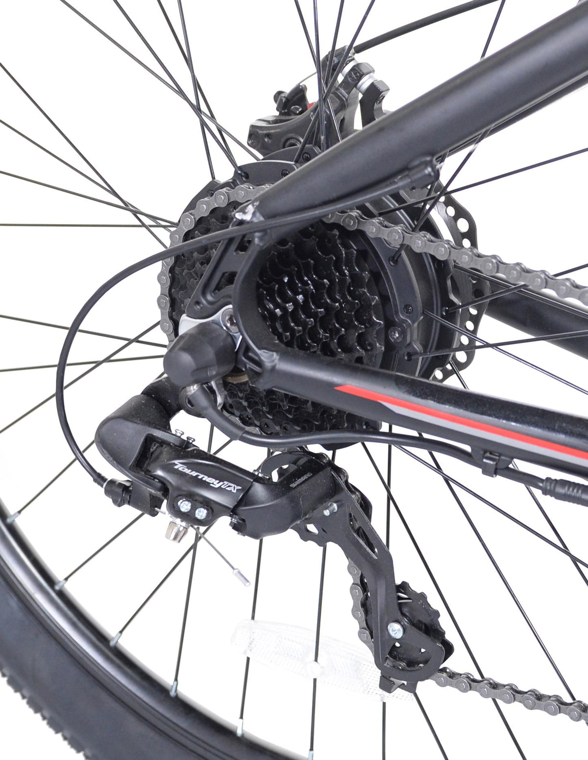 Kent Bicycles Electric Pedal Assist Mountain Bike , 27.5 In. Wheels, Black E-Bike, Electric Bicycle
