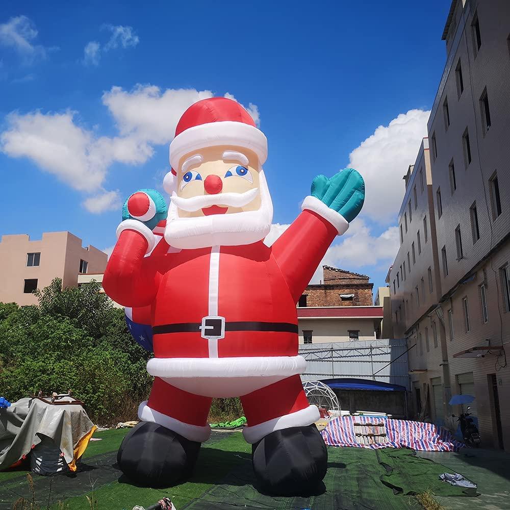 26Ft Giant Christmas Inflatables, Inflatable Santa Claus with Blower Christmas Decorations Outdoor Yard Outdoor Christmas Decorations for Holiday/Party/Christmas/Garden