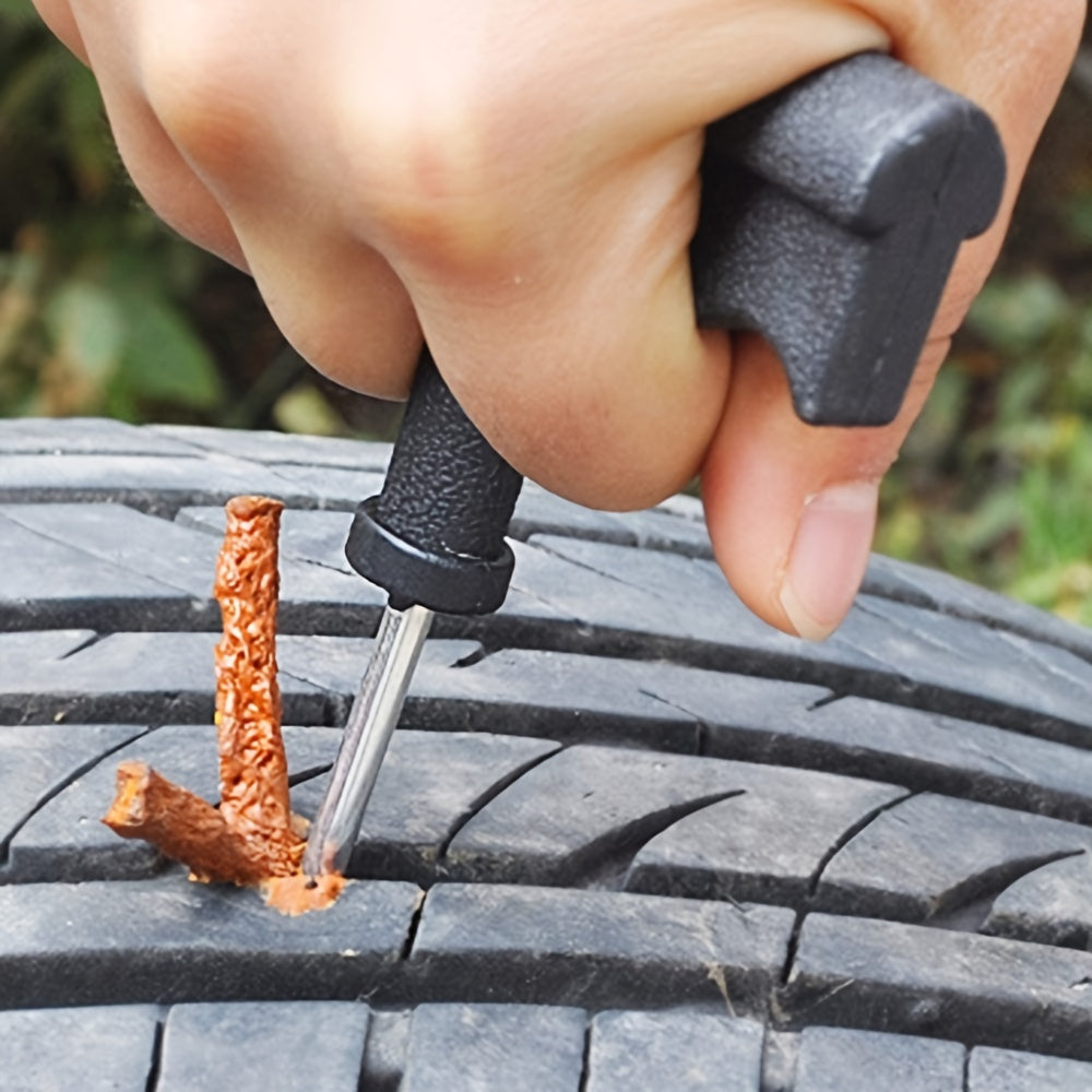 Car Bicycle Tire Repair Tool Set Vacuum Tire Electric Vehicle Emergency Tire Repair Rubber Strip Tool Tire Repair Rubber Strip