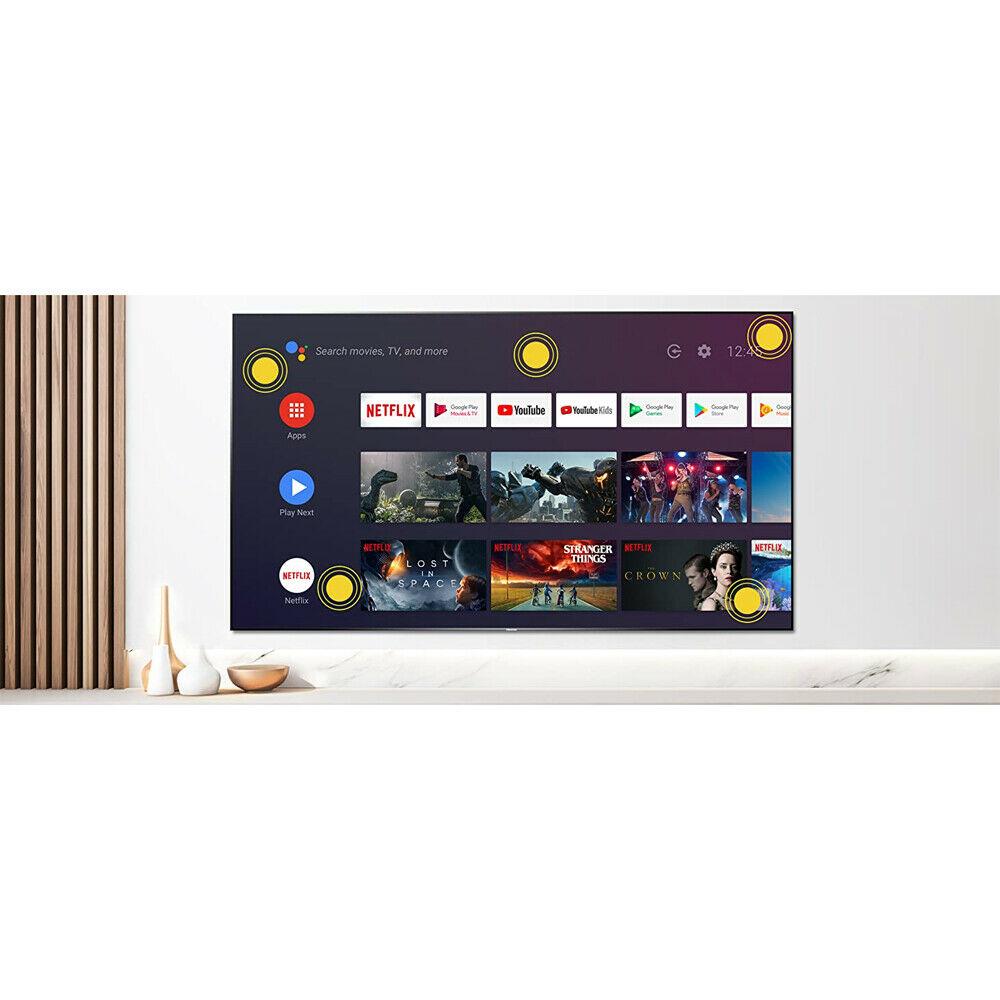 hisense 40h5500f 40" h55 series fhd smart android tv + movies streaming pack