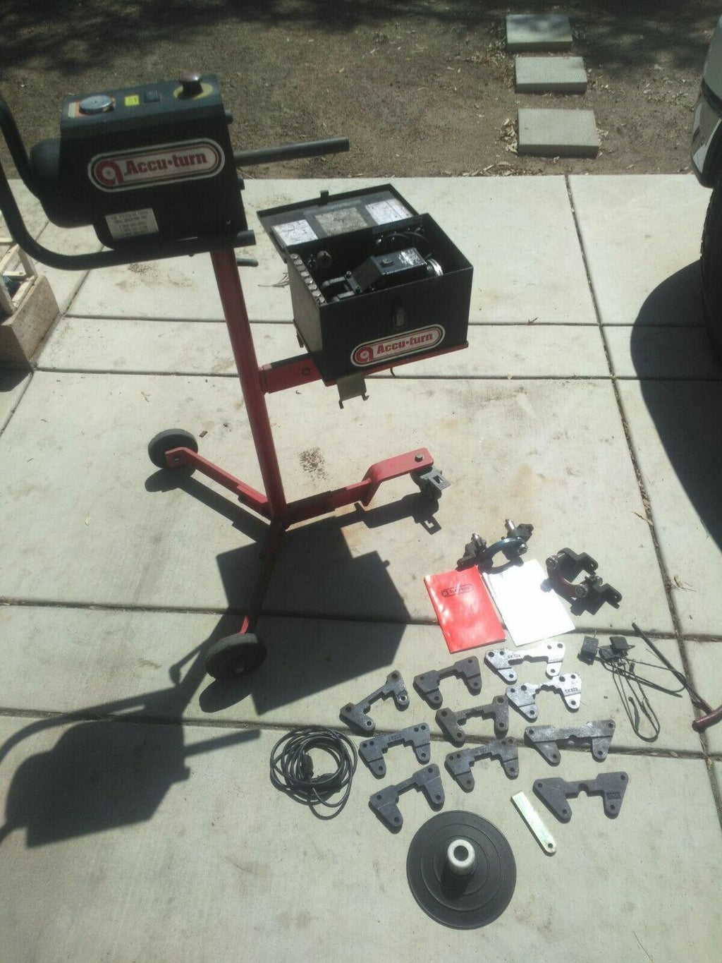 AccuTurn 8700 Portable On Car OTC OTV Brake Lathe, Drive Unit & Adapter Kit