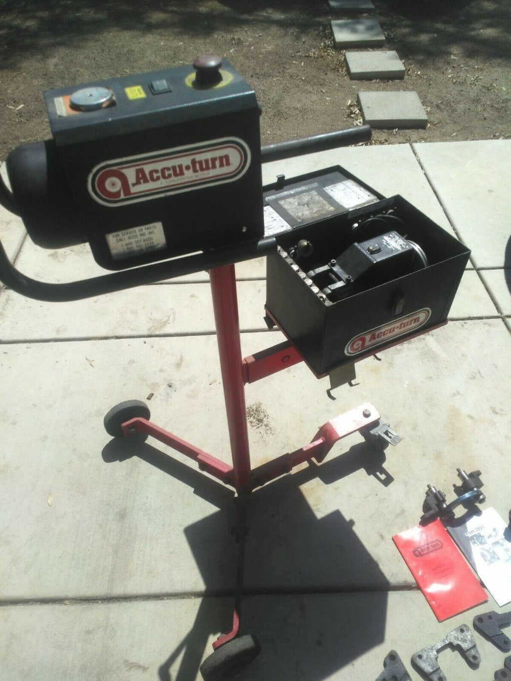 AccuTurn 8700 Portable On Car OTC OTV Brake Lathe, Drive Unit & Adapter Kit