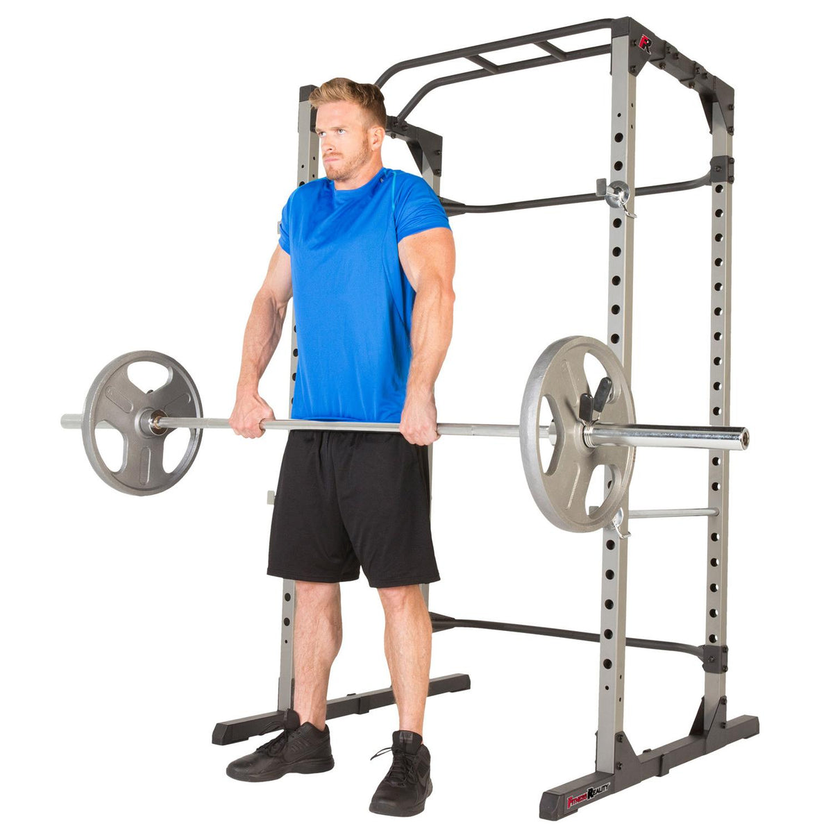 FITNESS REALITY 1000 Ultra 800lb Weight Capacity Power Rack Cage