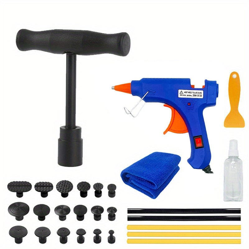 Car Dent Repair Tool Puller Kit Professional Auto Body Part Sheet Metal Dent Removal Hand Tools Set Automobile Accessories Tools