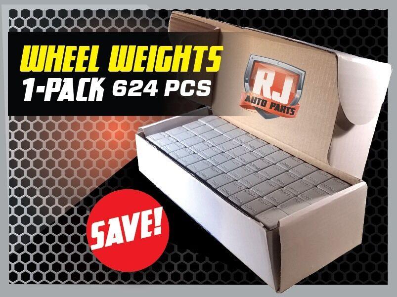 6 - 9 LBS BOXES 3456 PIECES STICK-ON ADHESIVE TAPE 1/4 OZ WHEEL WEIGHTS