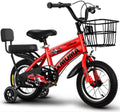 Kids Bike BMX Bike for Kids Boys Girls Bicycle Toddler Bike Boy’s Girl’s Children Bicycle Steel Frame Kids Bike for Toddler a2-12 Year Old with Brakes Training Wheels 3 Colours, 12” 14” 16” 18”