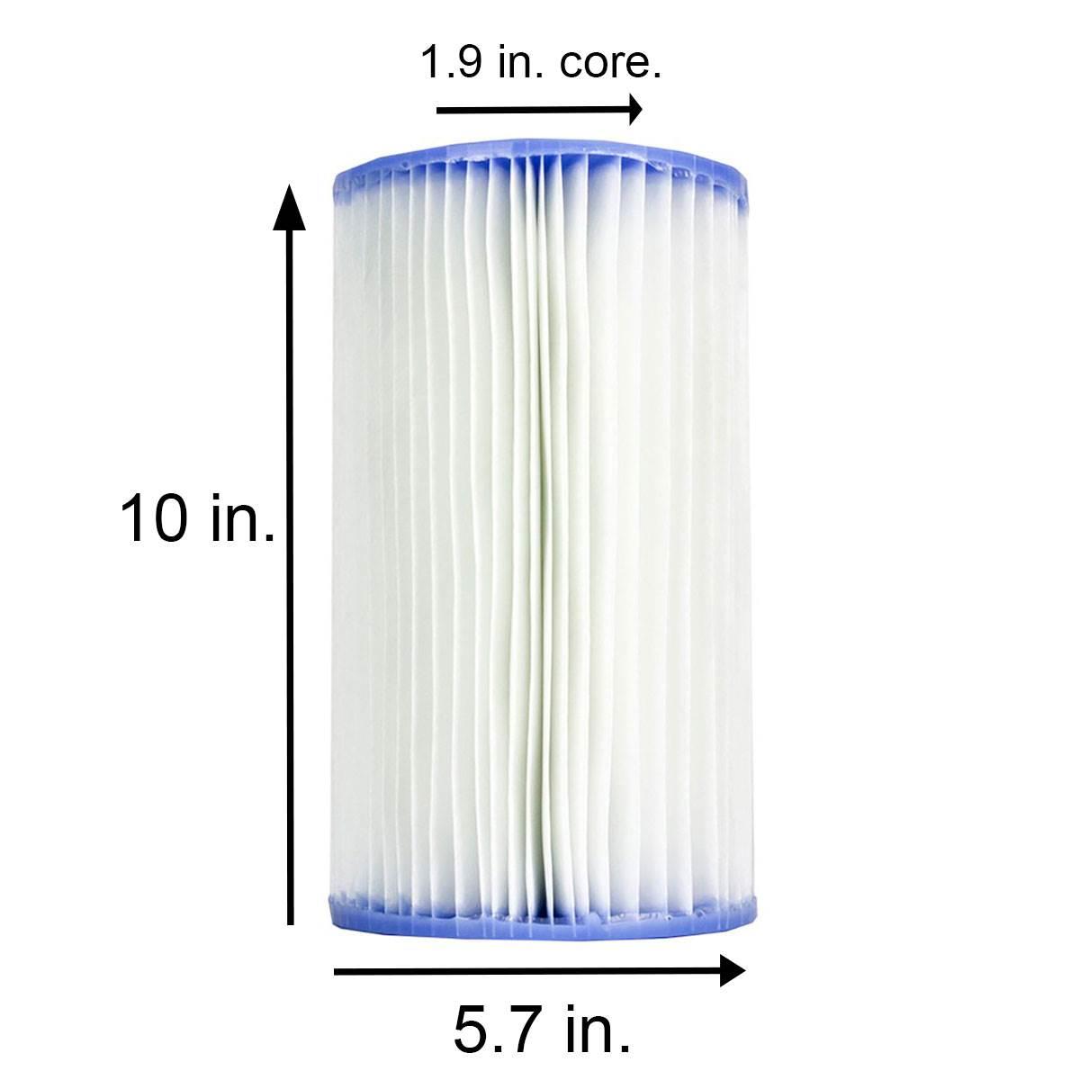 intex automatic pool vacuum, filter pump &amp; tybe b replacement cartridge (3 pack)