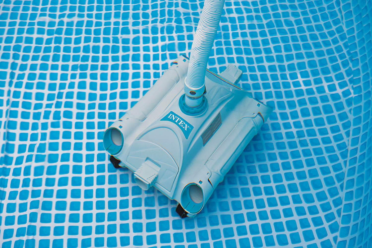 intex automatic pool vacuum, filter pump &amp; tybe b replacement cartridge (3 pack)