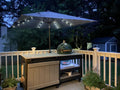 Custom BGE BBQ Table/Stand with Concrete Countertop & Extras