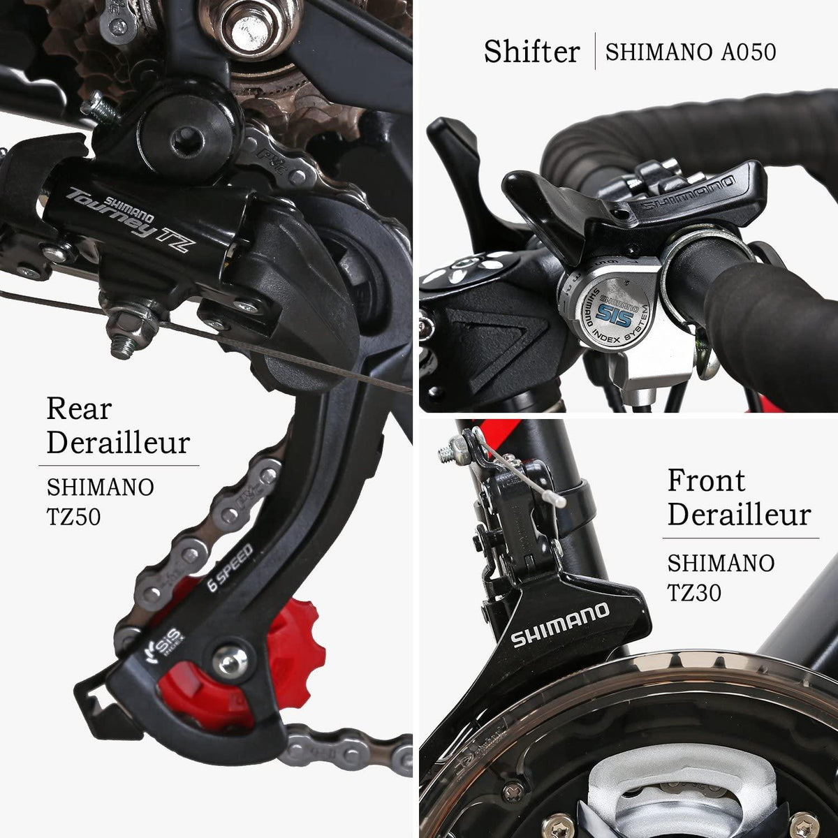 EUROBIKE Road Bike TSM XC550 Bike 21 Speed Dual Disc Brake 54CM 3-Spoke Wheels Bicycle
