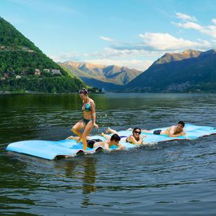 Gymax 3-layer Water Mat Floating Pad Island Water Sports Recreation Relaxing 18' x 6'