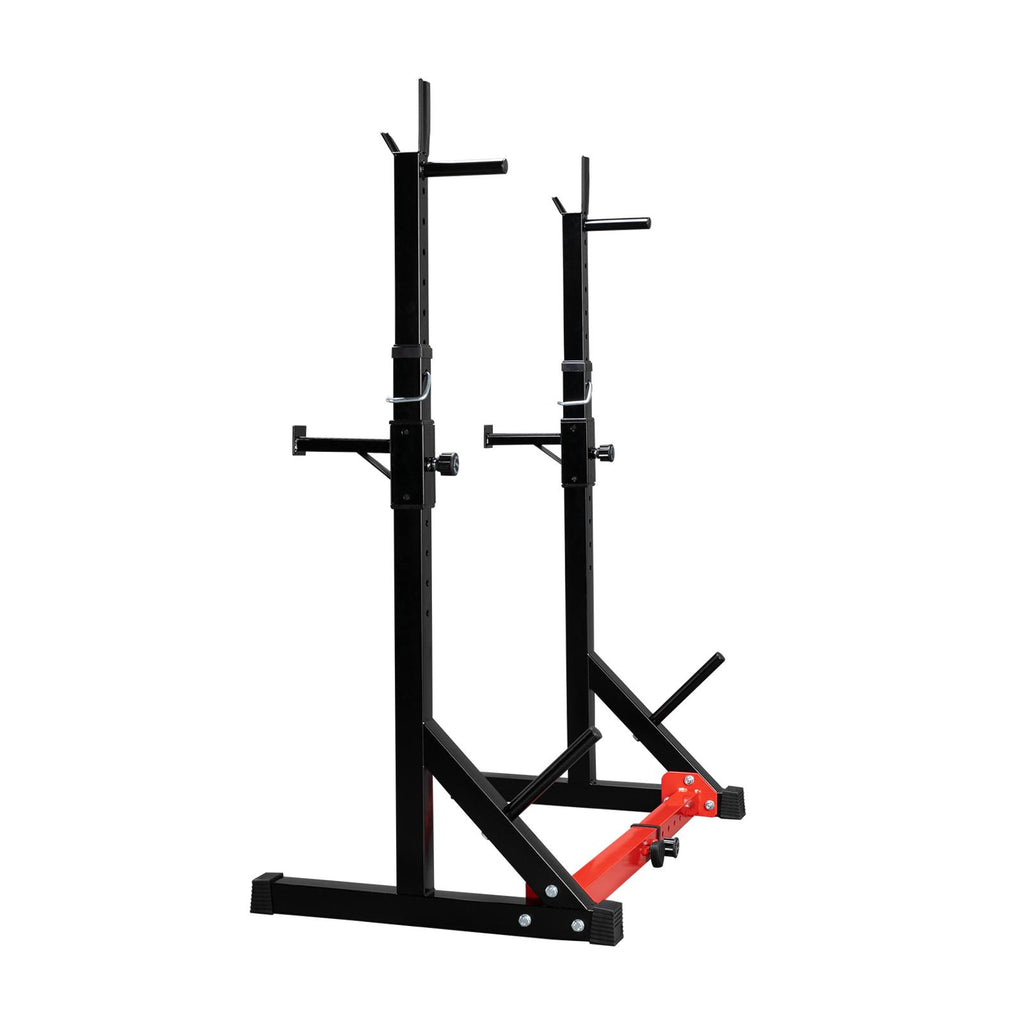 Gomyhom Multi-Function Barbell Rack, larCapacity Fitness Adjustable Dip Stand Squat Rack Dipping Station for Weight Lifting, Bench Press, Squat, Home Gym-2021 Upgraded
