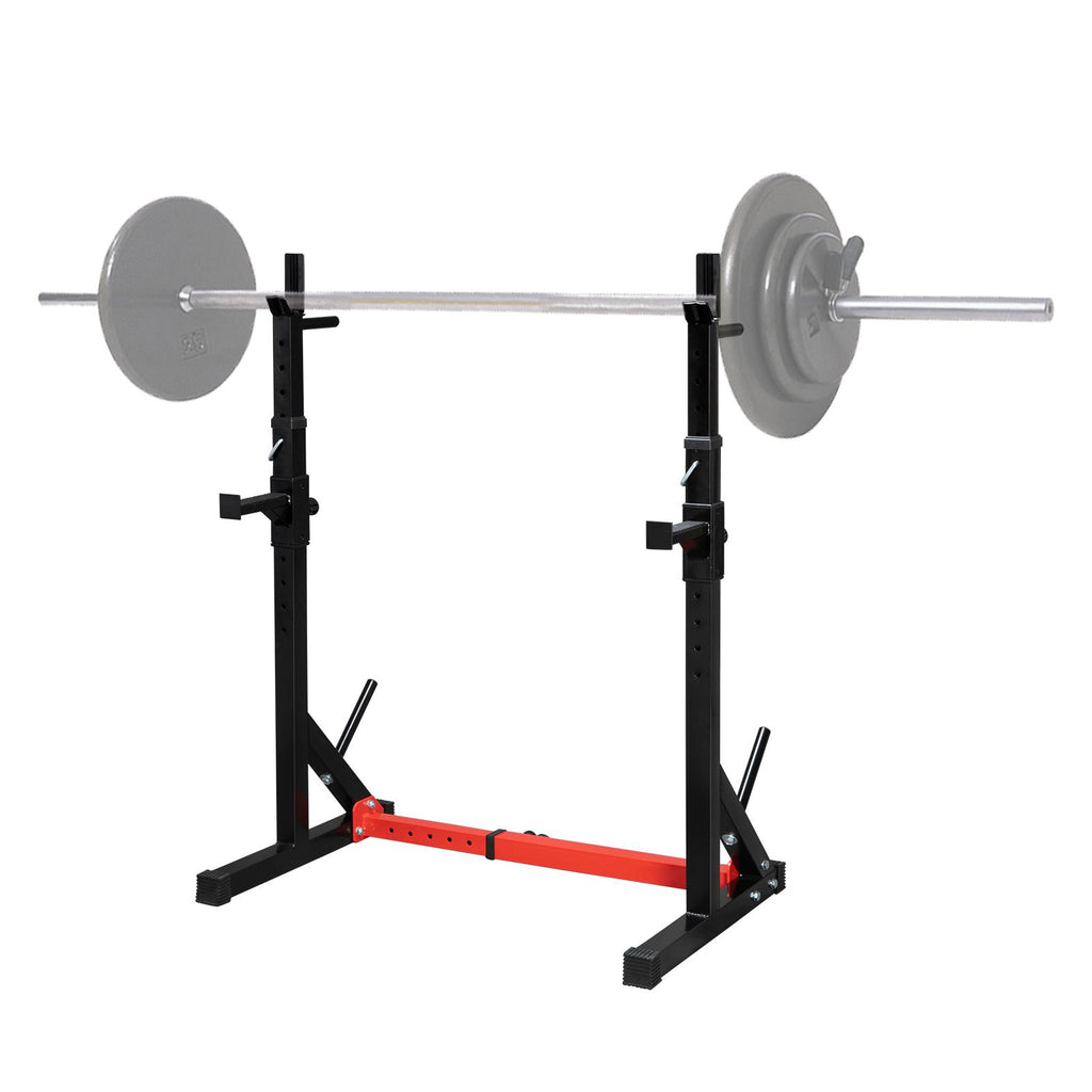 Gomyhom Multi-Function Barbell Rack, larCapacity Fitness Adjustable Dip Stand Squat Rack Dipping Station for Weight Lifting, Bench Press, Squat, Home Gym-2021 Upgraded