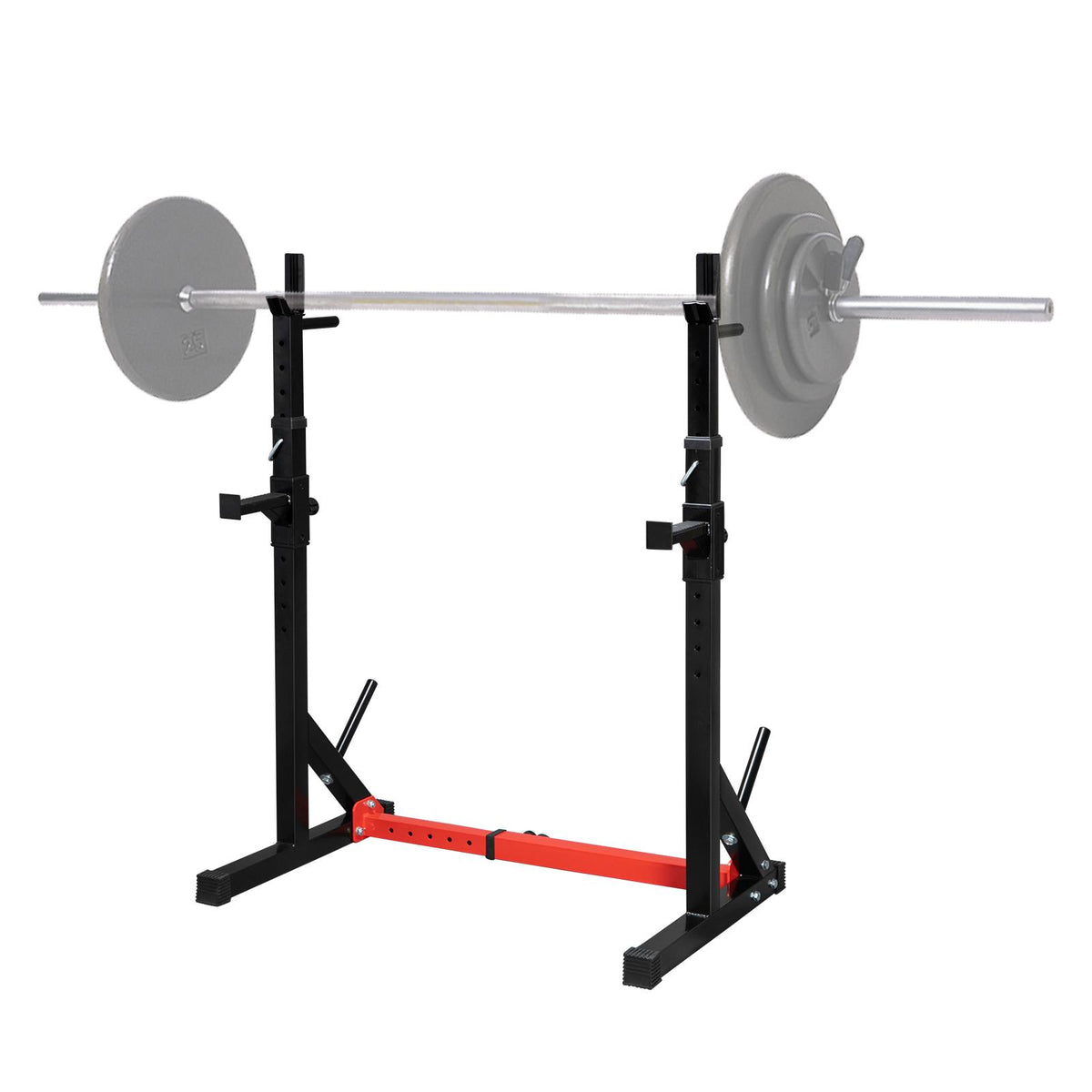 Gomyhom Multi-Function Barbell Rack, larCapacity Fitness Adjustable Dip Stand Squat Rack Dipping Station for Weight Lifting, Bench Press, Squat, Home Gym-2021 Upgraded
