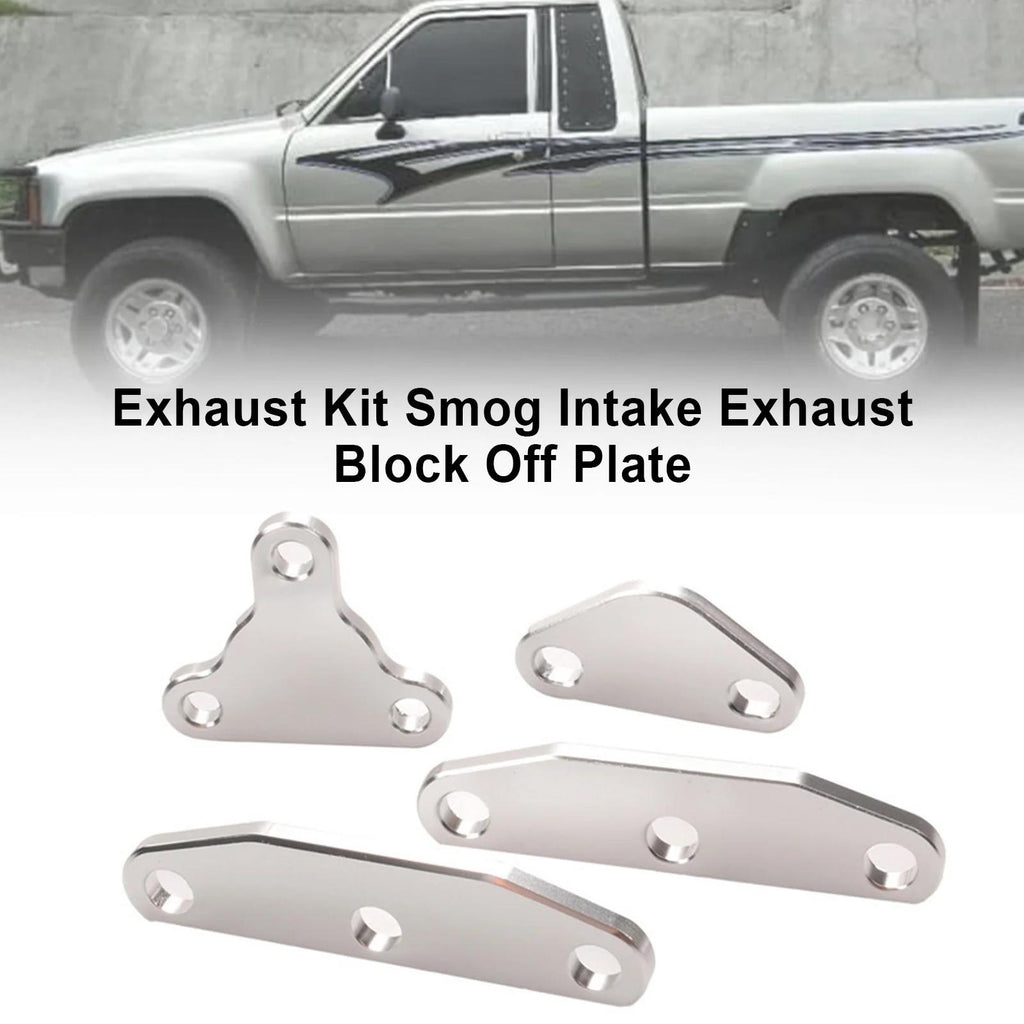 Toyota 20R 22RE EGR Smog Exhaust Intake Block Off Plate Set Air Plug Generic