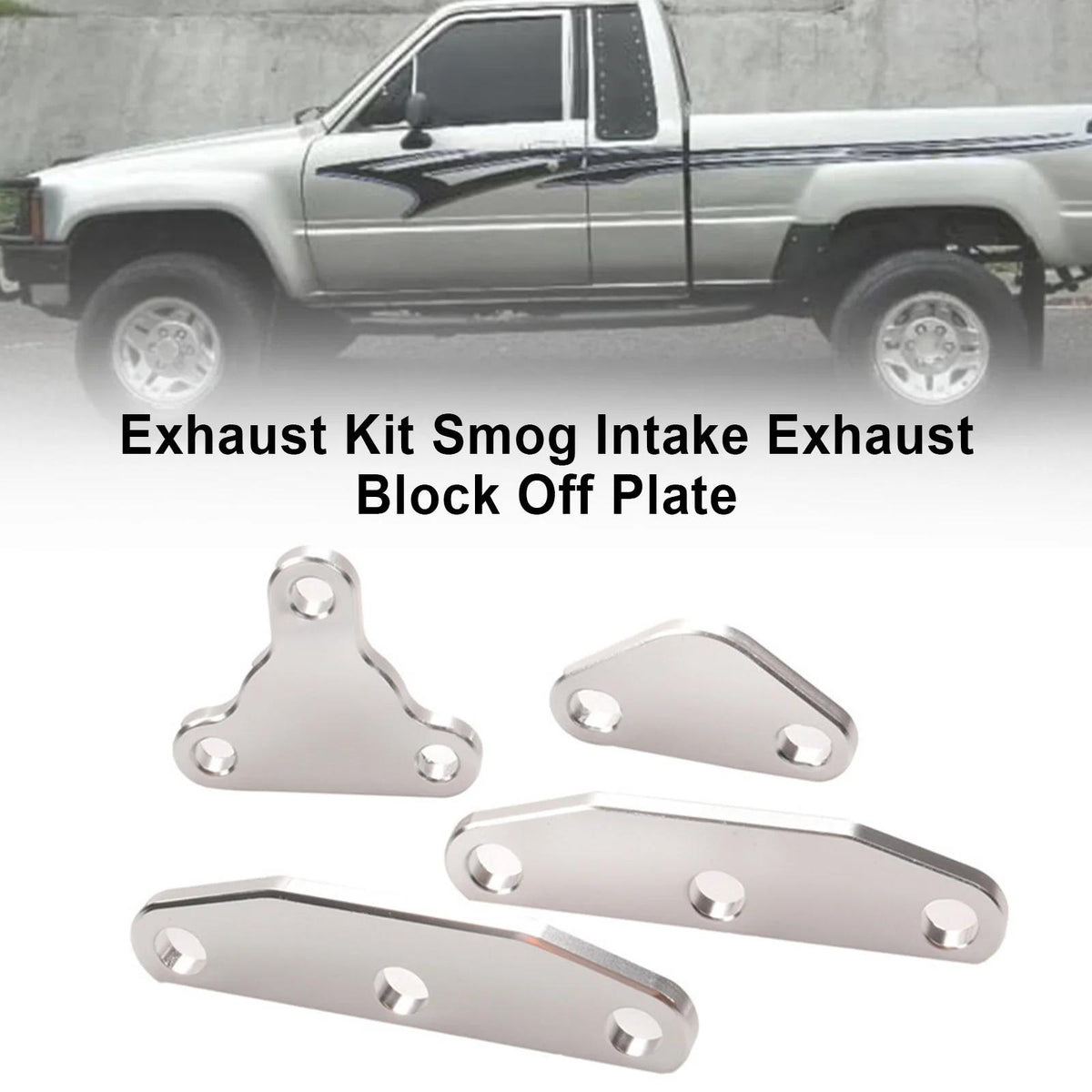 Toyota 20R 22RE EGR Smog Exhaust Intake Block Off Plate Set Air Plug Generic