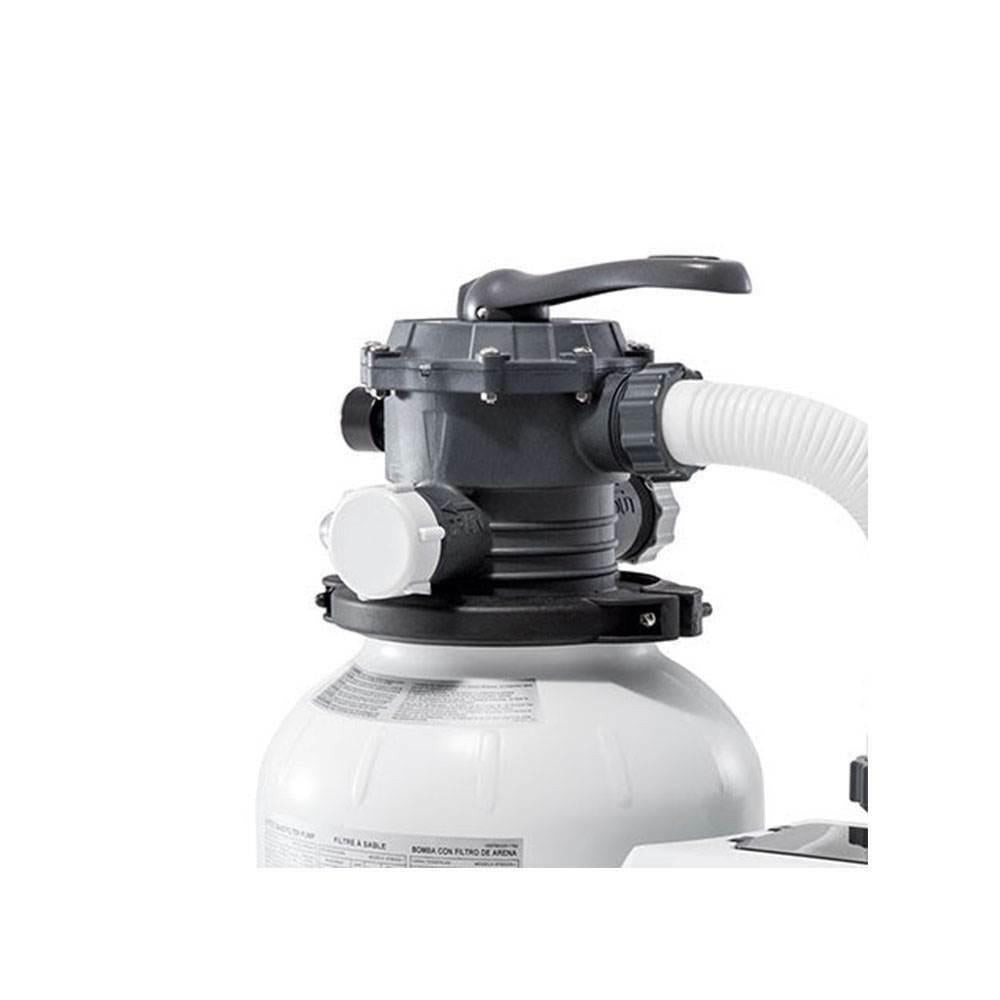 intex 2100 gph pool sand filter pump w/krystal clear saltwater system