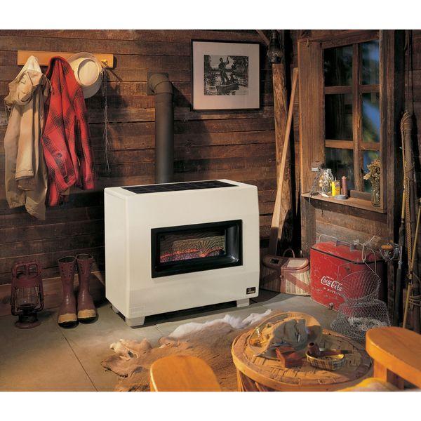 Empire RH50BLP 50000 BTU Gas Fired Room Heater, Hydraulic Thermostat, Visual Flame with Blower