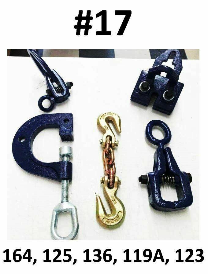 SET#17 AUTO BODY FRAME MACHINE 5 PIECES TOOL AND CLAMP SET COMBO
