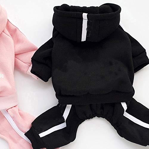 NSK Pet Clothing LLP 2 PCS Pet Dog Clothes for Dogs Overalls Pet Jumpsuit Puppy Cat Clothing for Dog Coat Thick Pets Dogs Clothing, Size:XS(Blue)