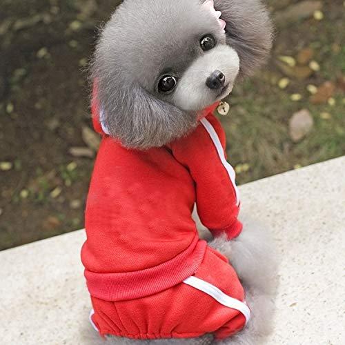 NSK Pet Clothing LLP 2 PCS Pet Dog Clothes for Dogs Overalls Pet Jumpsuit Puppy Cat Clothing for Dog Coat Thick Pets Dogs Clothing, Size:M(Blue)